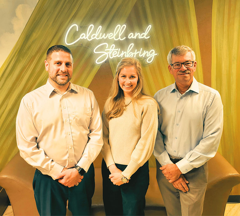 Dr. Caldwell, Dr. Steinbring and Dr. Shelton